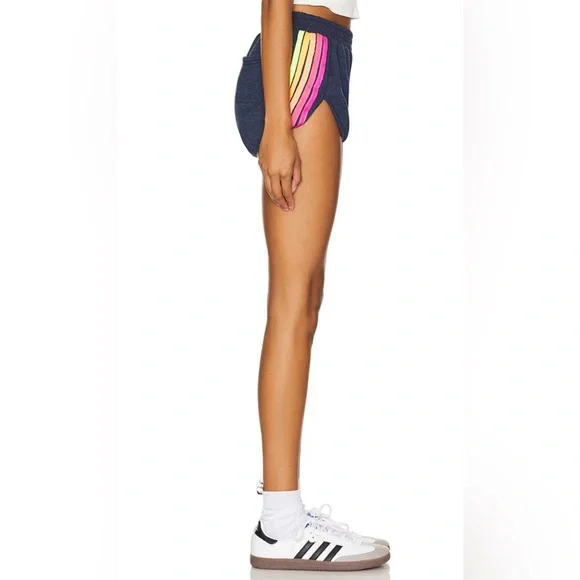 Aviator Nation 5 Stripe Jogger Shorts - Picture 14 of 17